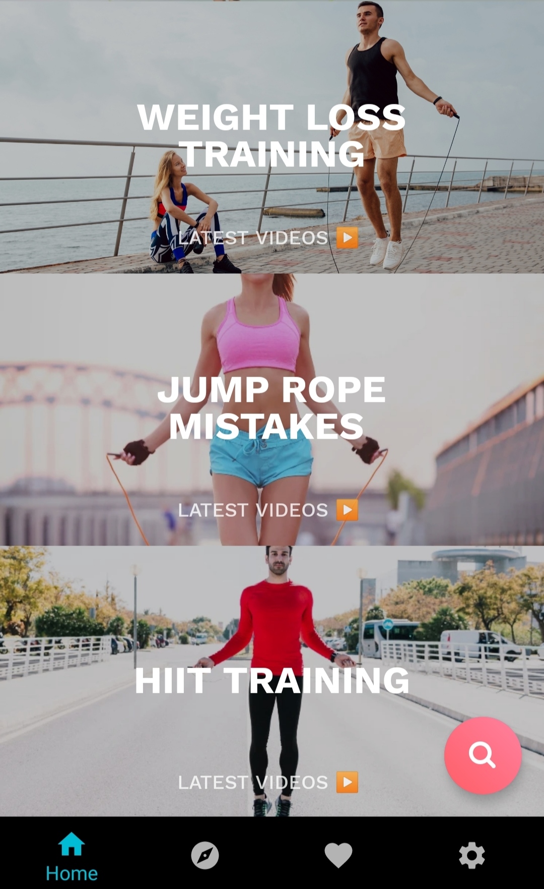 اسکرین شات 6 برنامه Jump Rope Training App