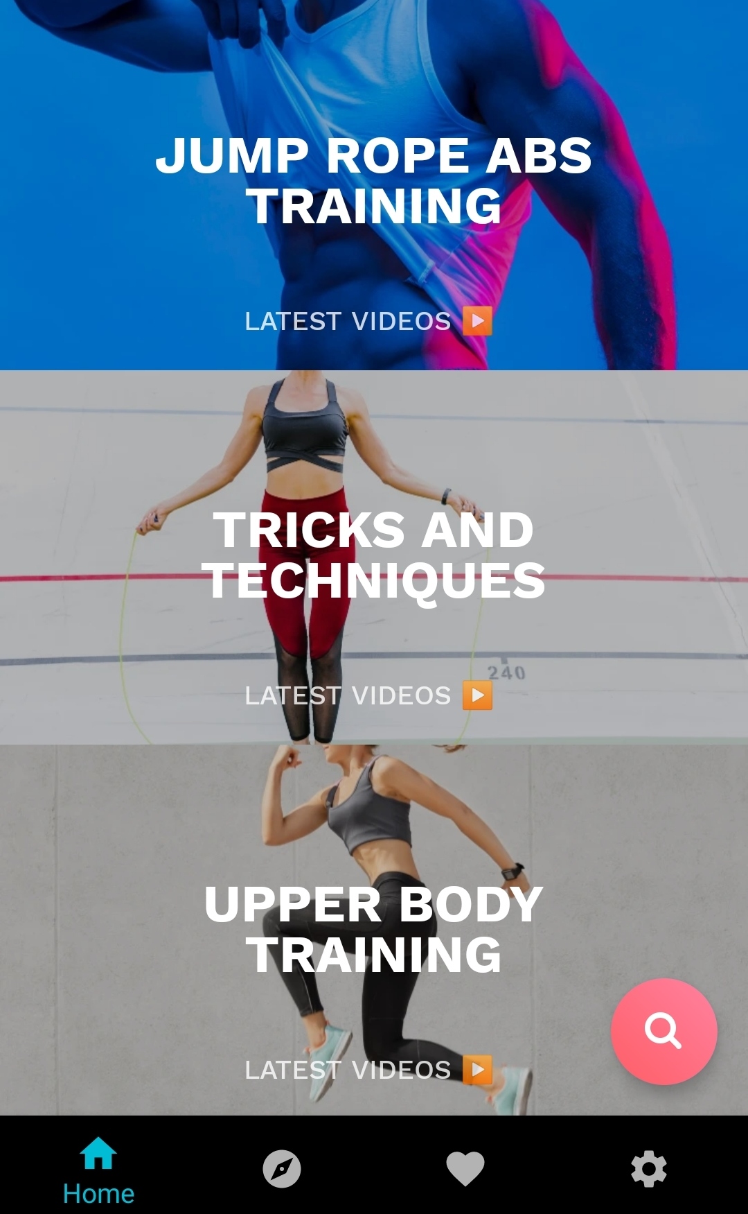اسکرین شات 2 برنامه Jump Rope Training App