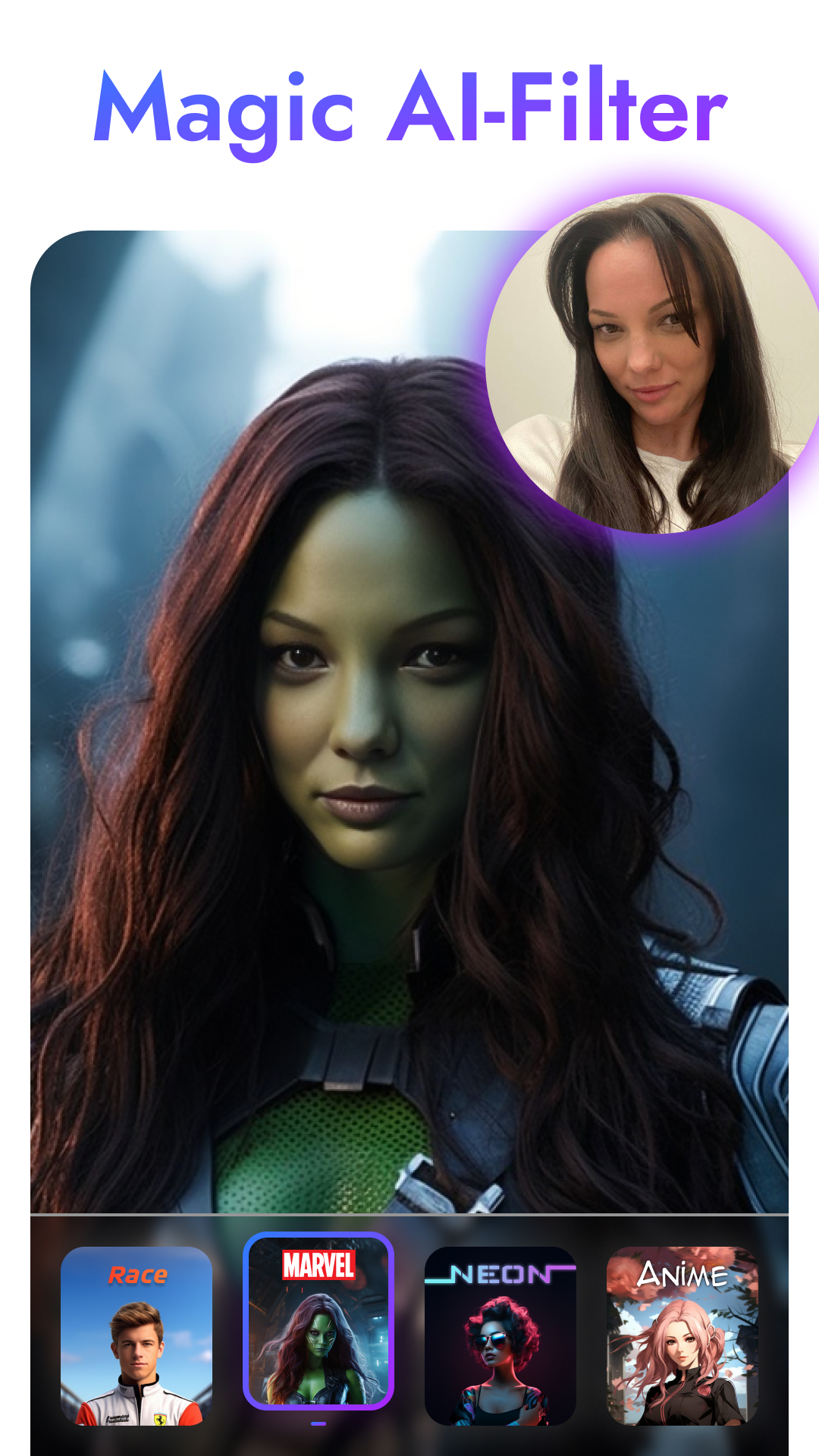 اسکرین شات 1 برنامه Avatarro: AI Avatar Maker
