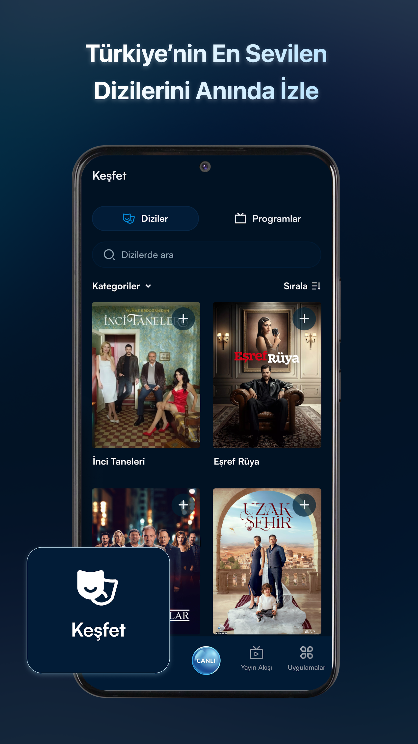 اسکرین شات 3 برنامه Kanal D - Dizi İzle & Canlı TV