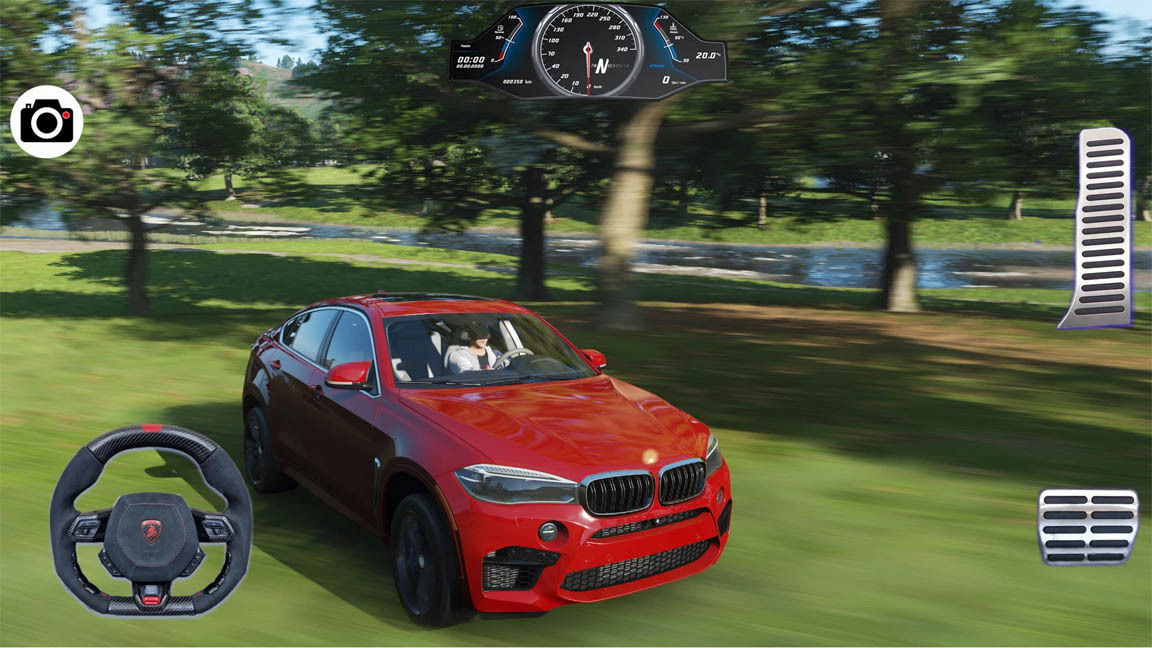 اسکرین شات 3 بازی رانندگی با bmw x6 | ماشین بازی