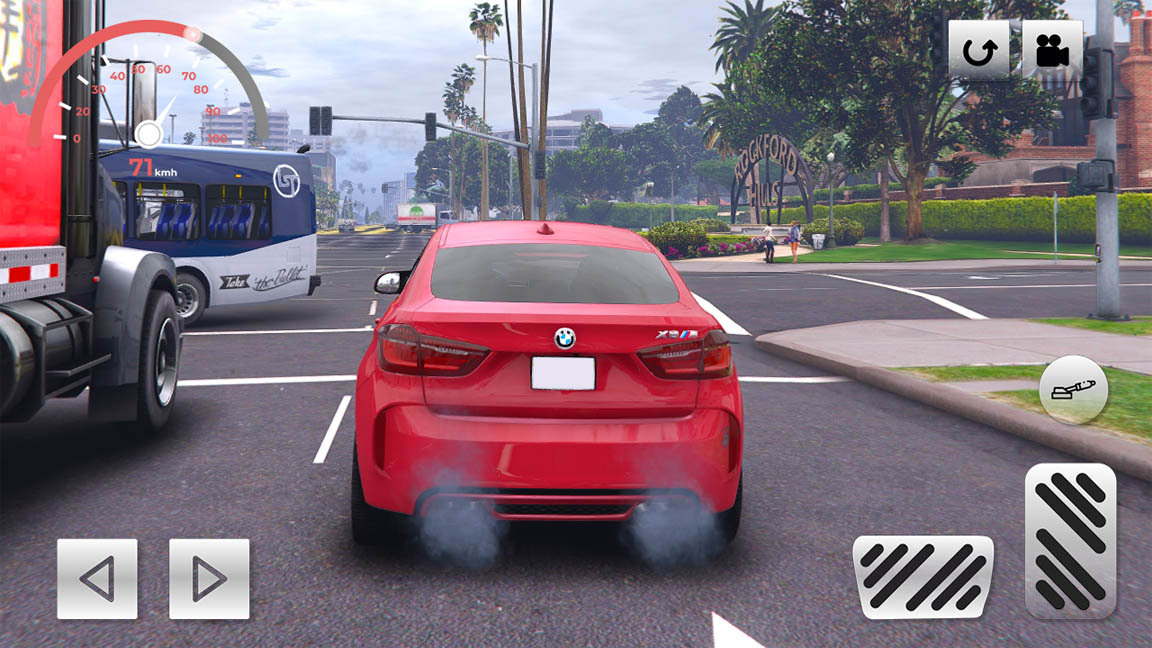 اسکرین شات 2 بازی رانندگی با bmw x6 | ماشین بازی