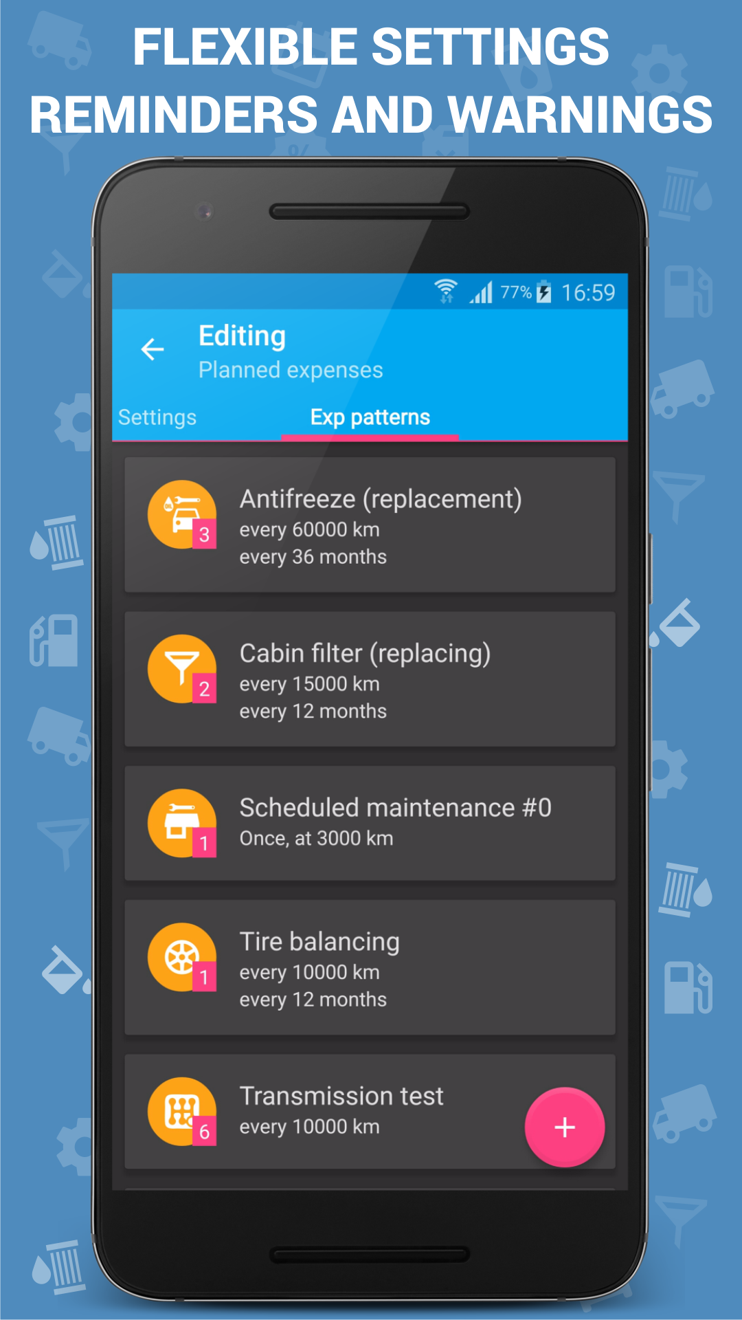 اسکرین شات 7 برنامه Car Expenses Manager