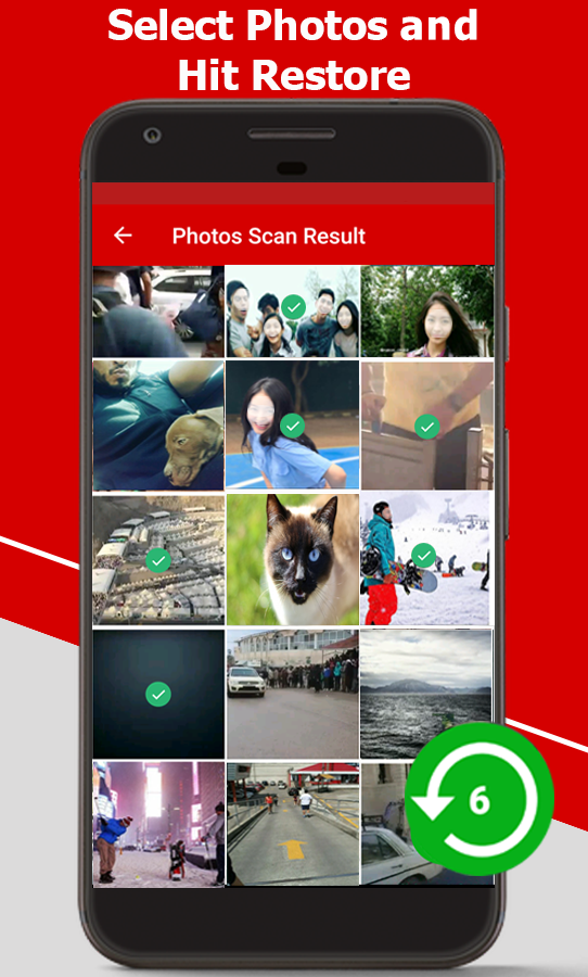 اسکرین شات 2 برنامه Restore Deleted Photos