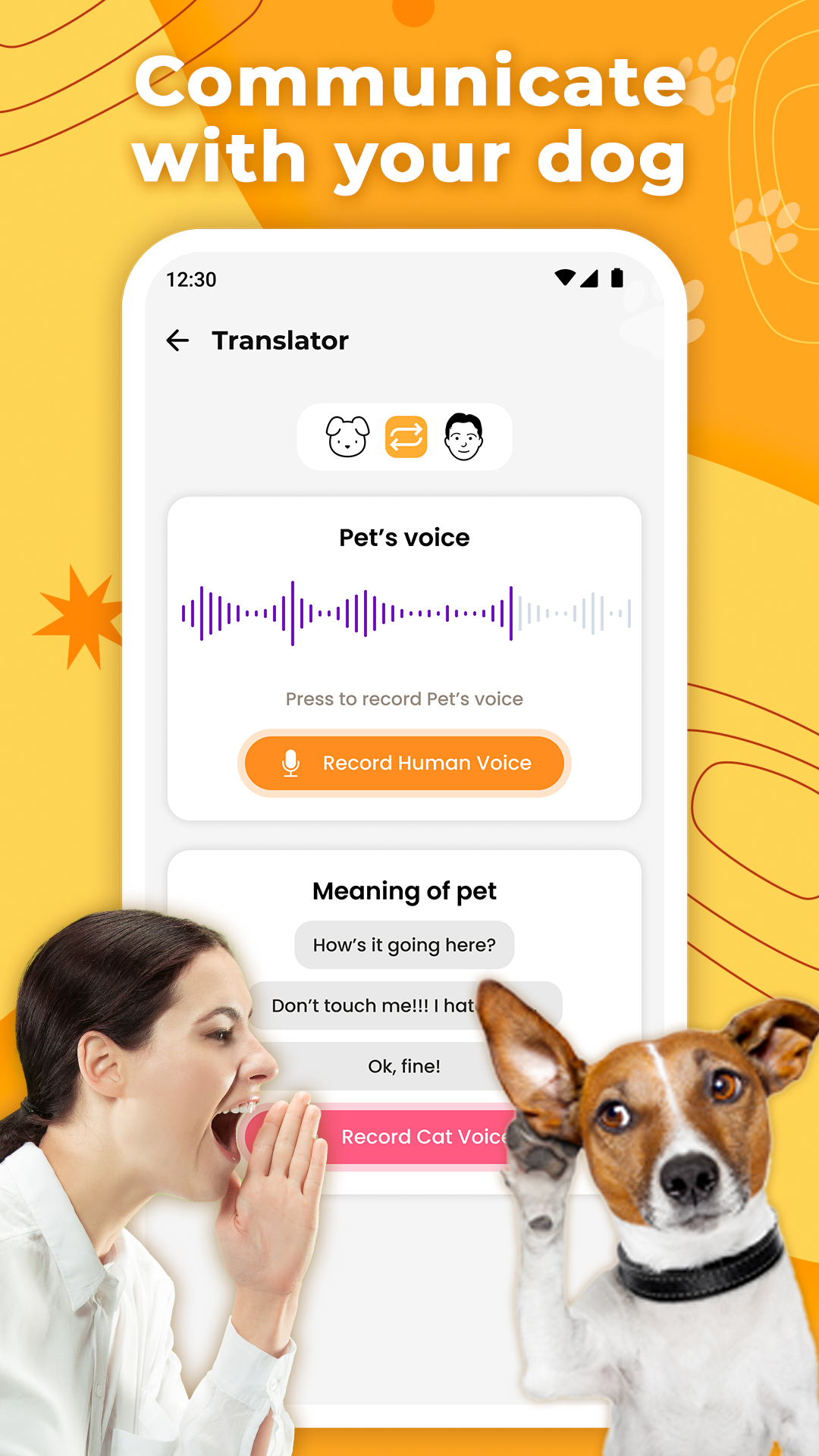 اسکرین شات بازی Dog Translator & Trainer 7