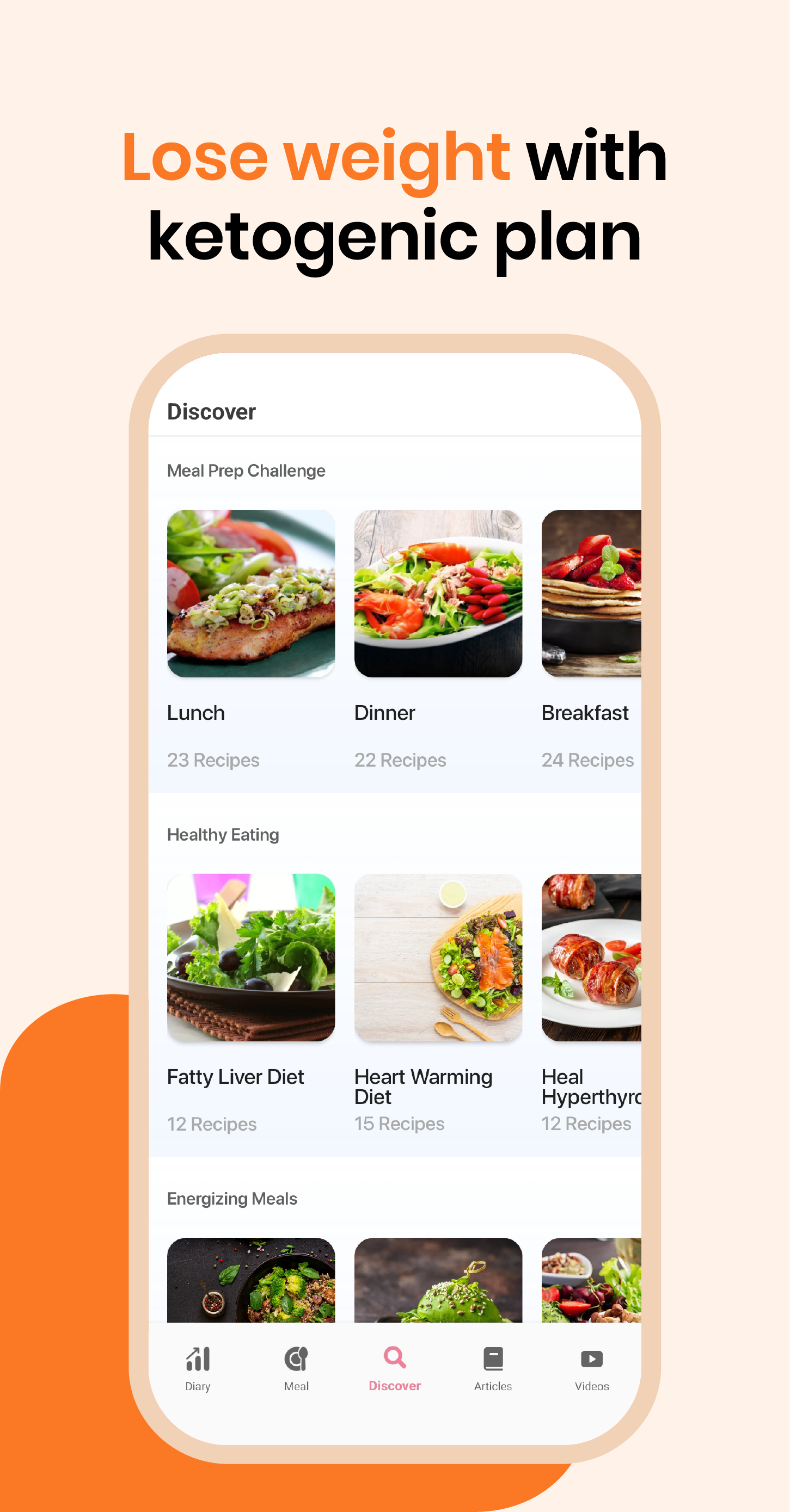 اسکرین شات 5 برنامه Keto Diet Tracker: Manage Carb