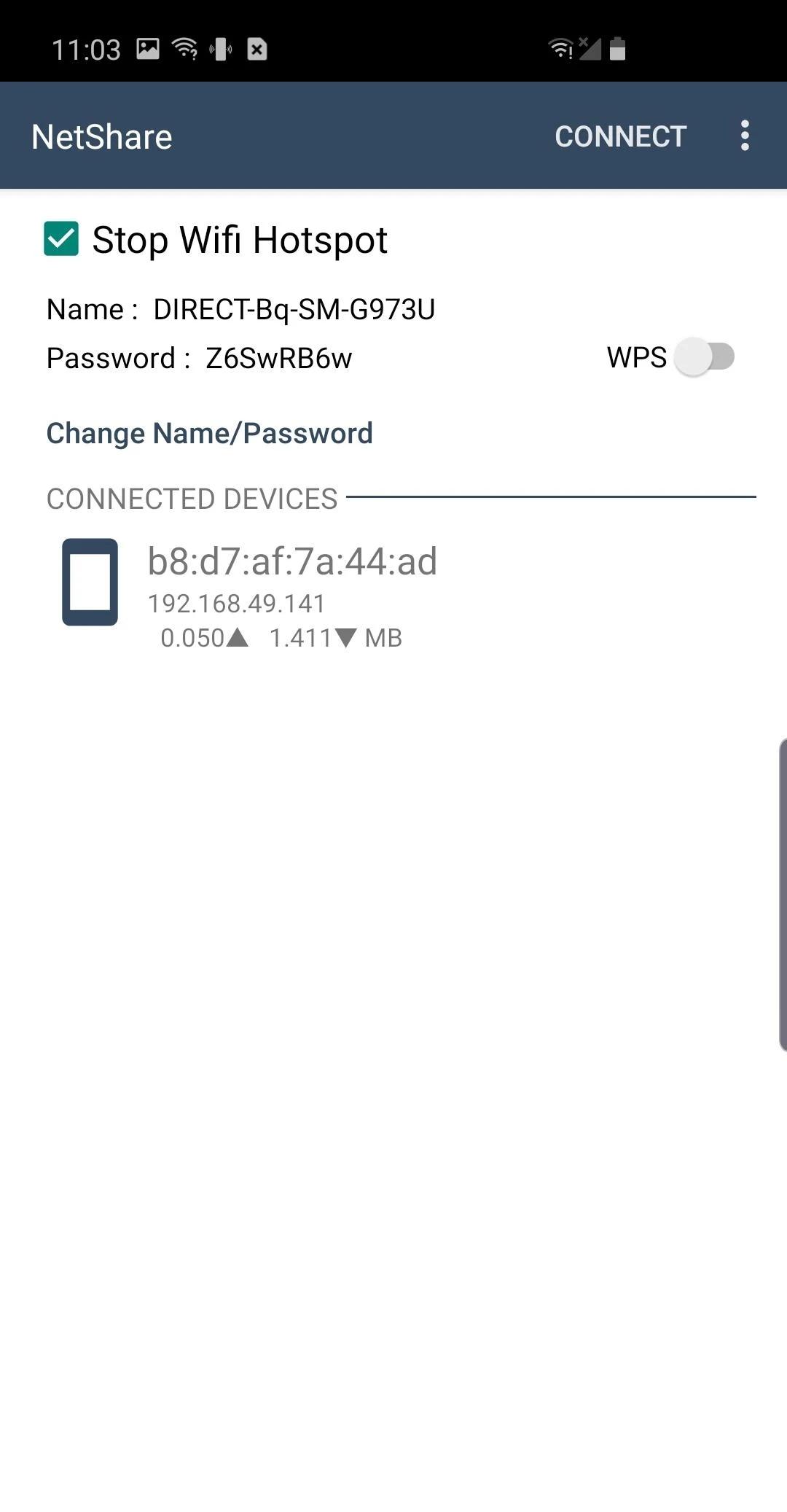 اسکرین شات 6 برنامه NetShare - no-root-tethering