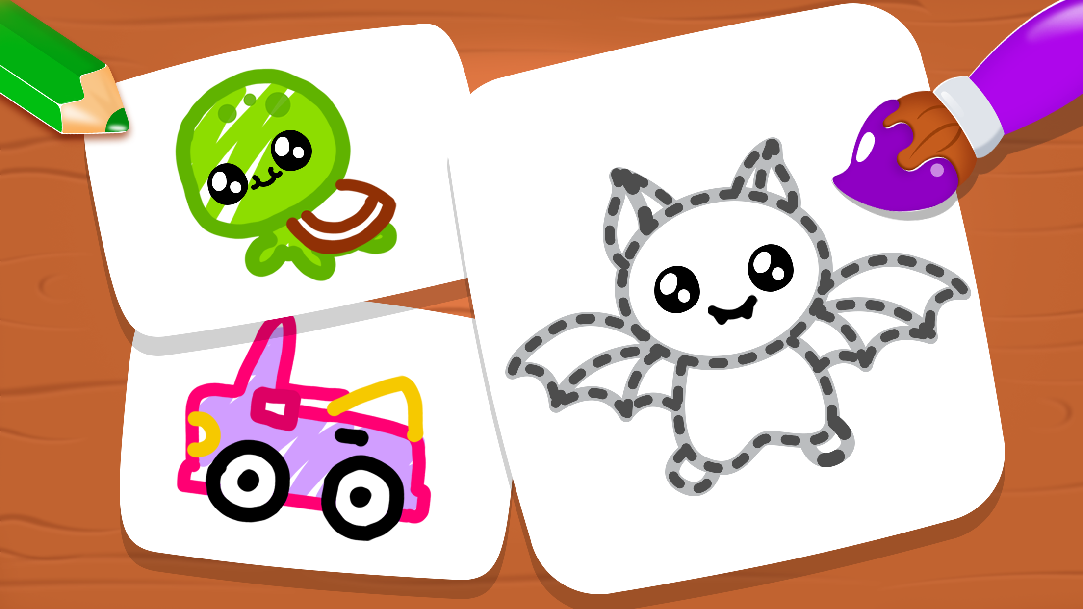 اسکرین شات 1 بازی Kids Drawing Games: Coloring