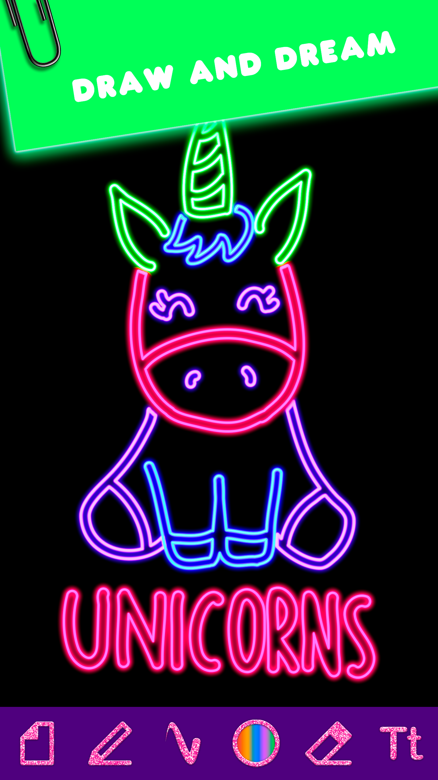 اسکرین شات 1 بازی Drawing Game for girls