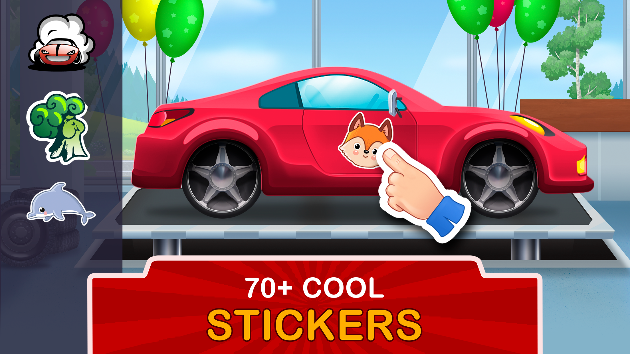 اسکرین شات 6 بازی Kids Garage: Car & truck games