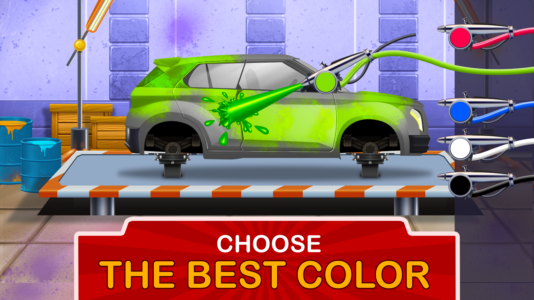 اسکرین شات 4 بازی Kids Garage: Car & truck games