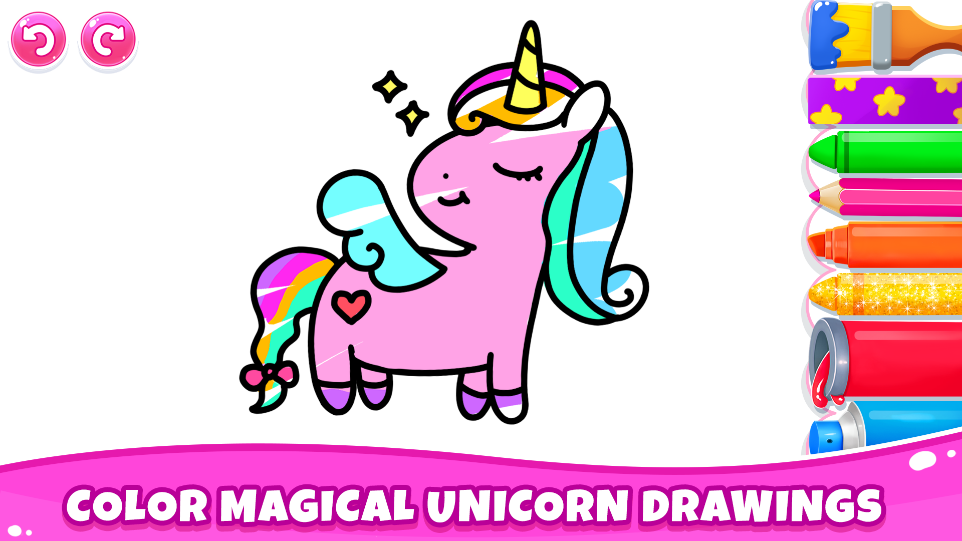 اسکرین شات 4 بازی Kids Coloring Games for Girls