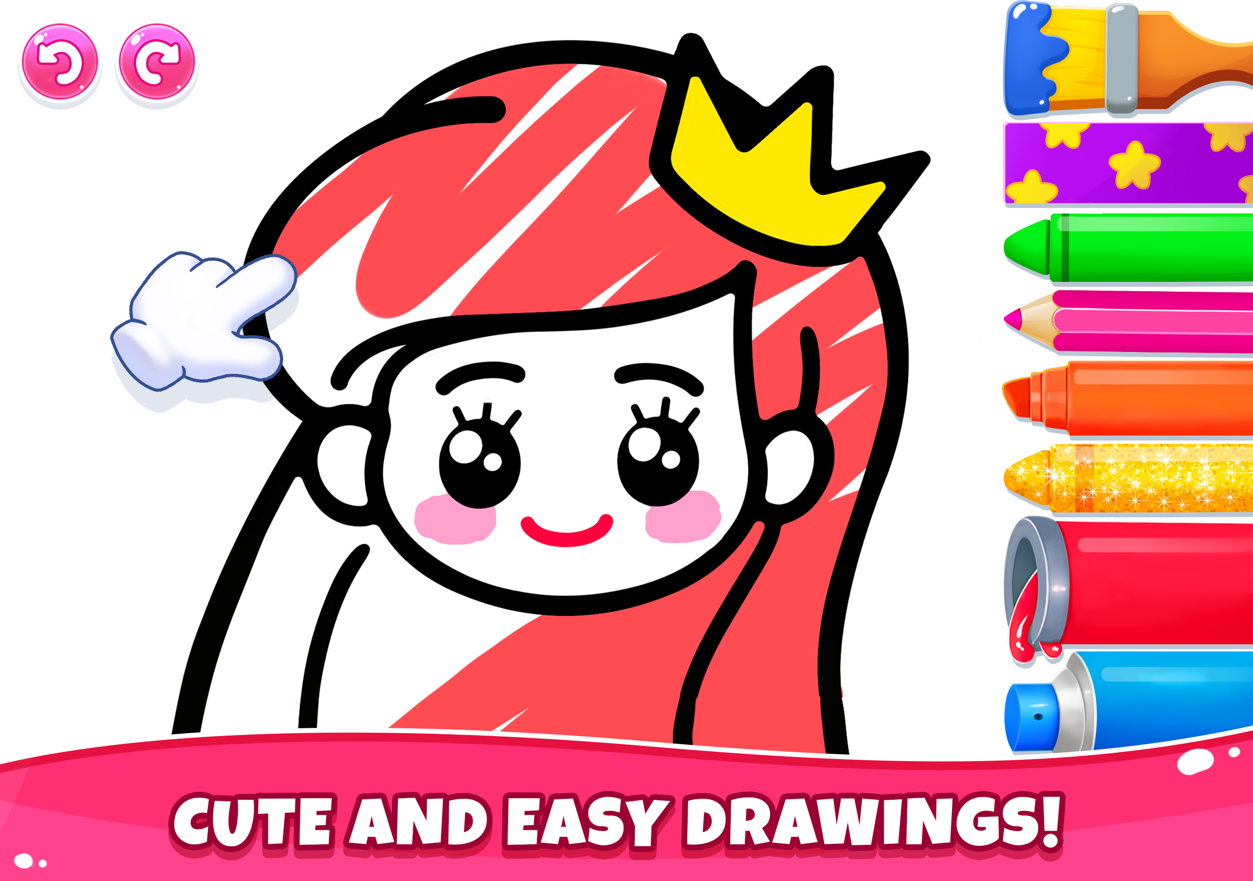 اسکرین شات 3 بازی Kids Coloring Games for Girls
