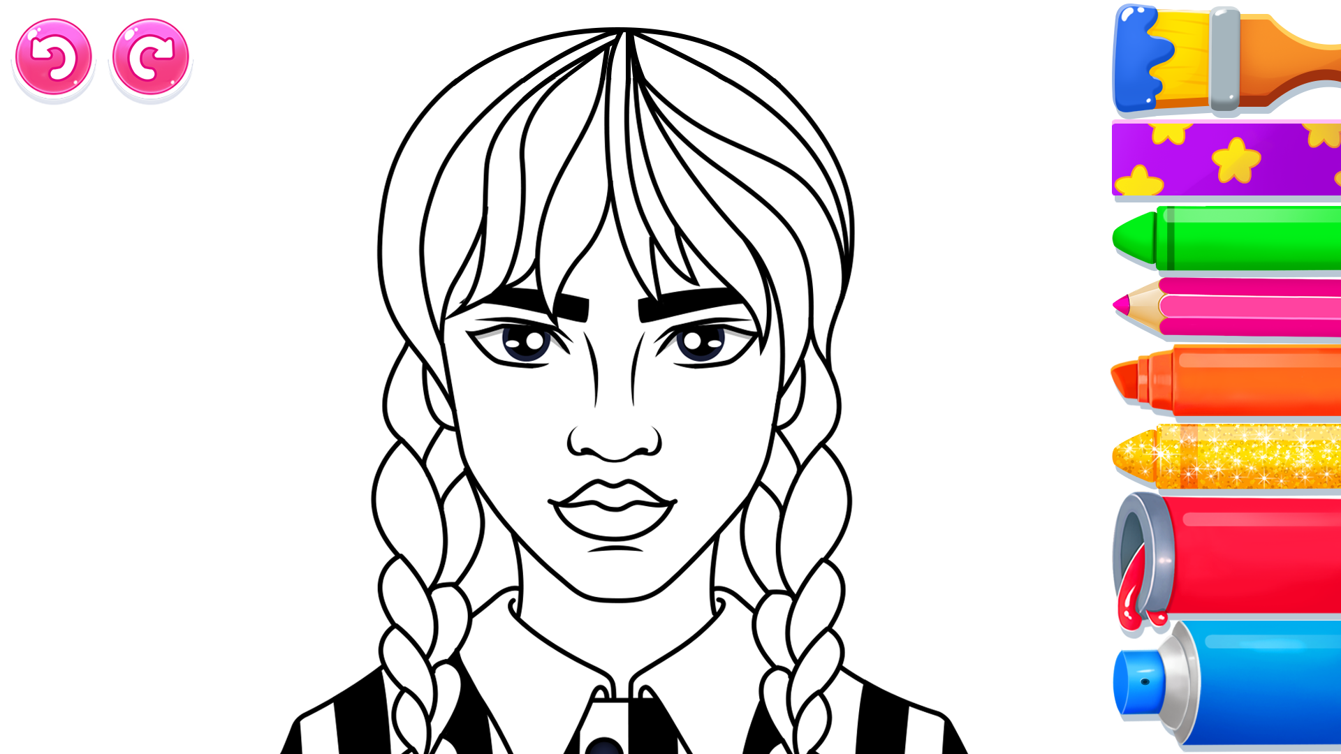 اسکرین شات 1 بازی Kids Coloring Games for Girls