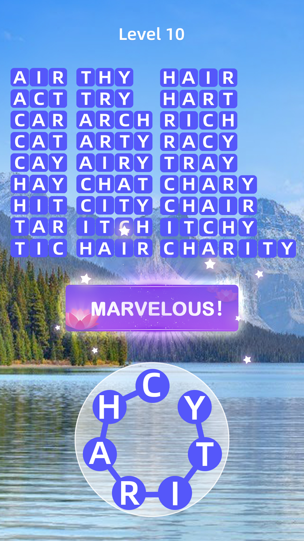 اسکرین شات 1 بازی Zen Word® - Relax Puzzle Game