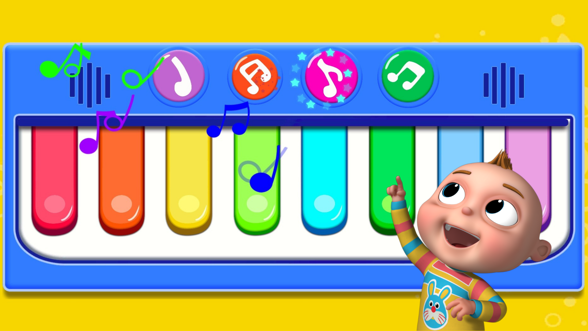 اسکرین شات 4 برنامه ABC Song Rhymes Learning Games