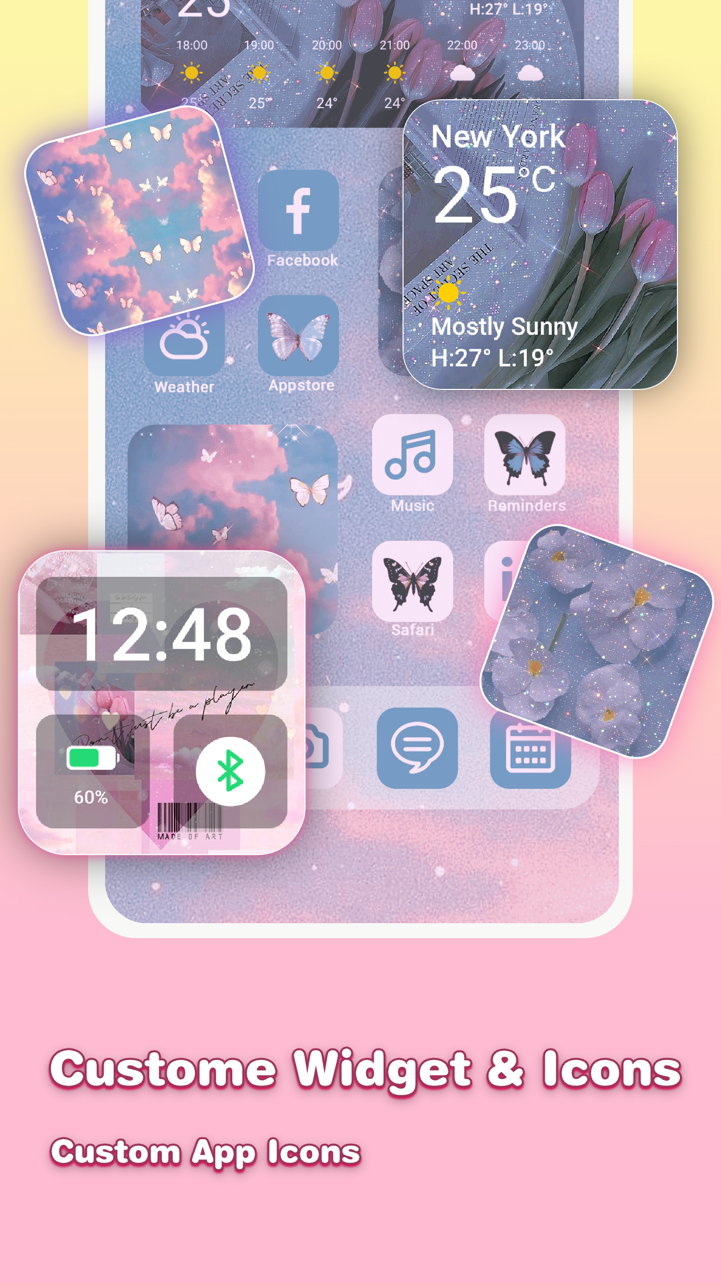 اسکرین شات 3 برنامه Kika Keyboard: Custom themes