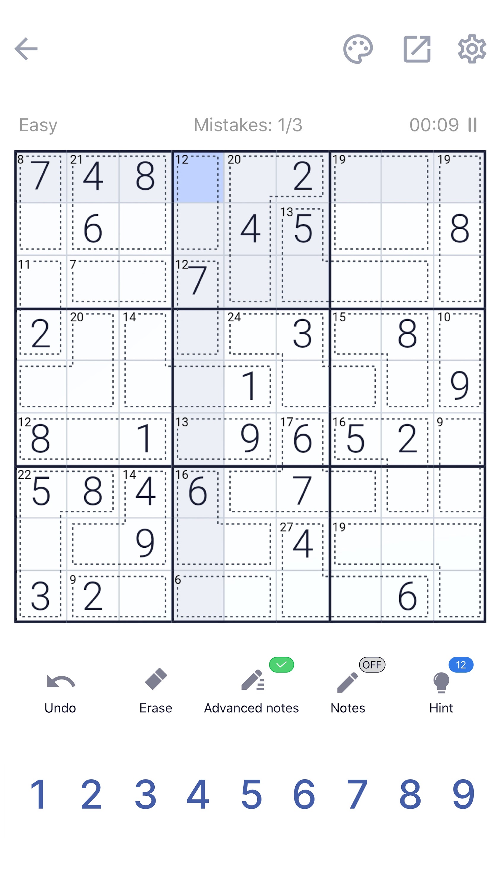 اسکرین شات 6 بازی Killer Sudoku - Sudoku Puzzle