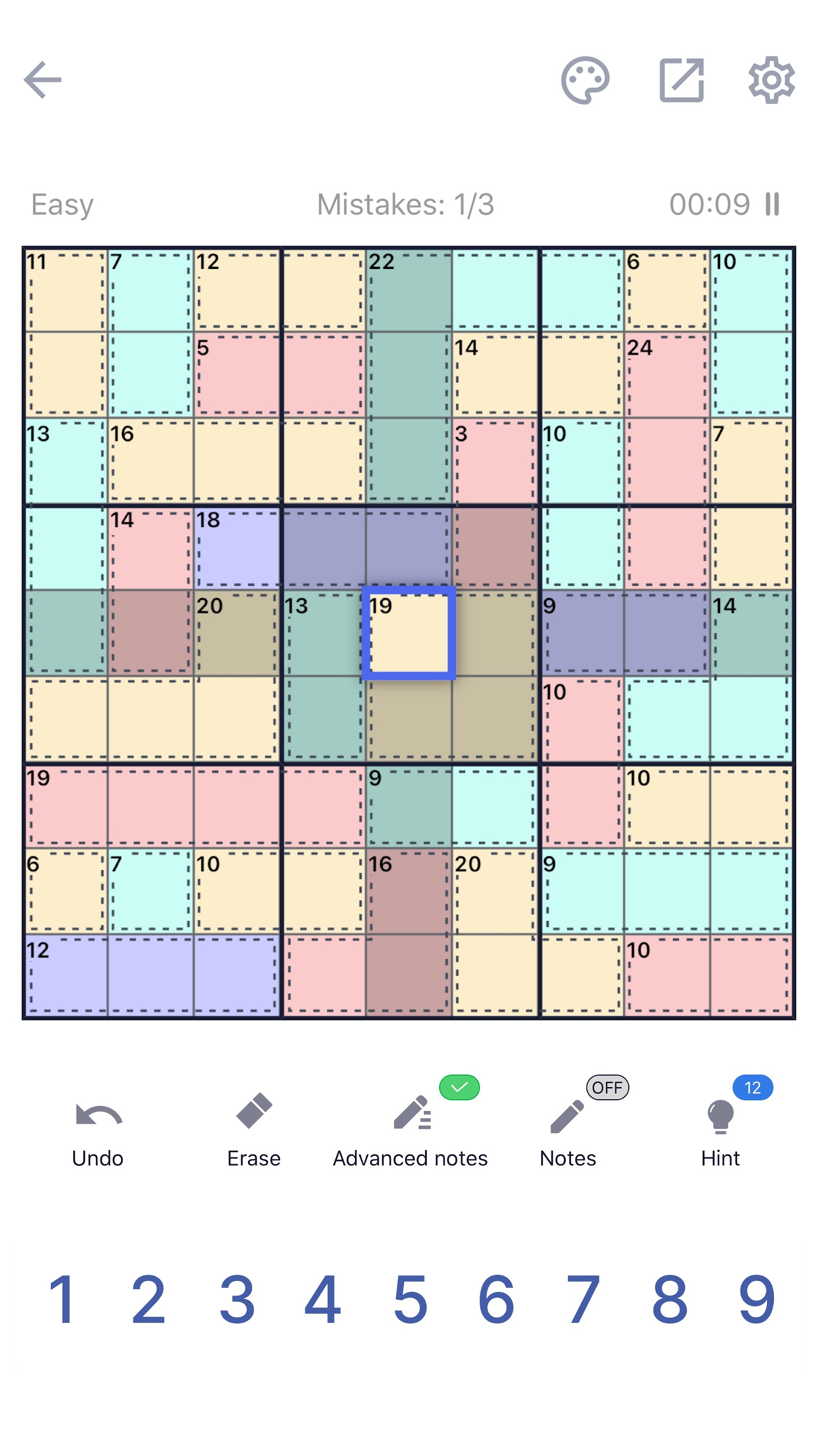 اسکرین شات 7 بازی Killer Sudoku - Sudoku Puzzle