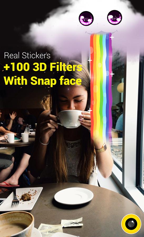 اسکرین شات 4 برنامه Snap Face - Camera Filter