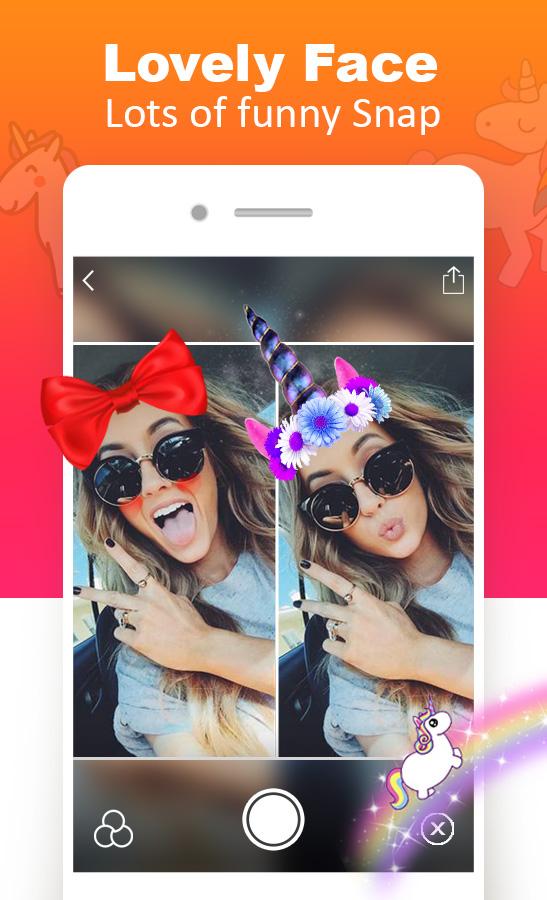 اسکرین شات 8 برنامه Snap Face - Camera Filter