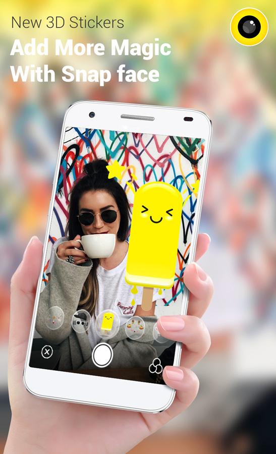 اسکرین شات 3 برنامه Snap Face - Camera Filter