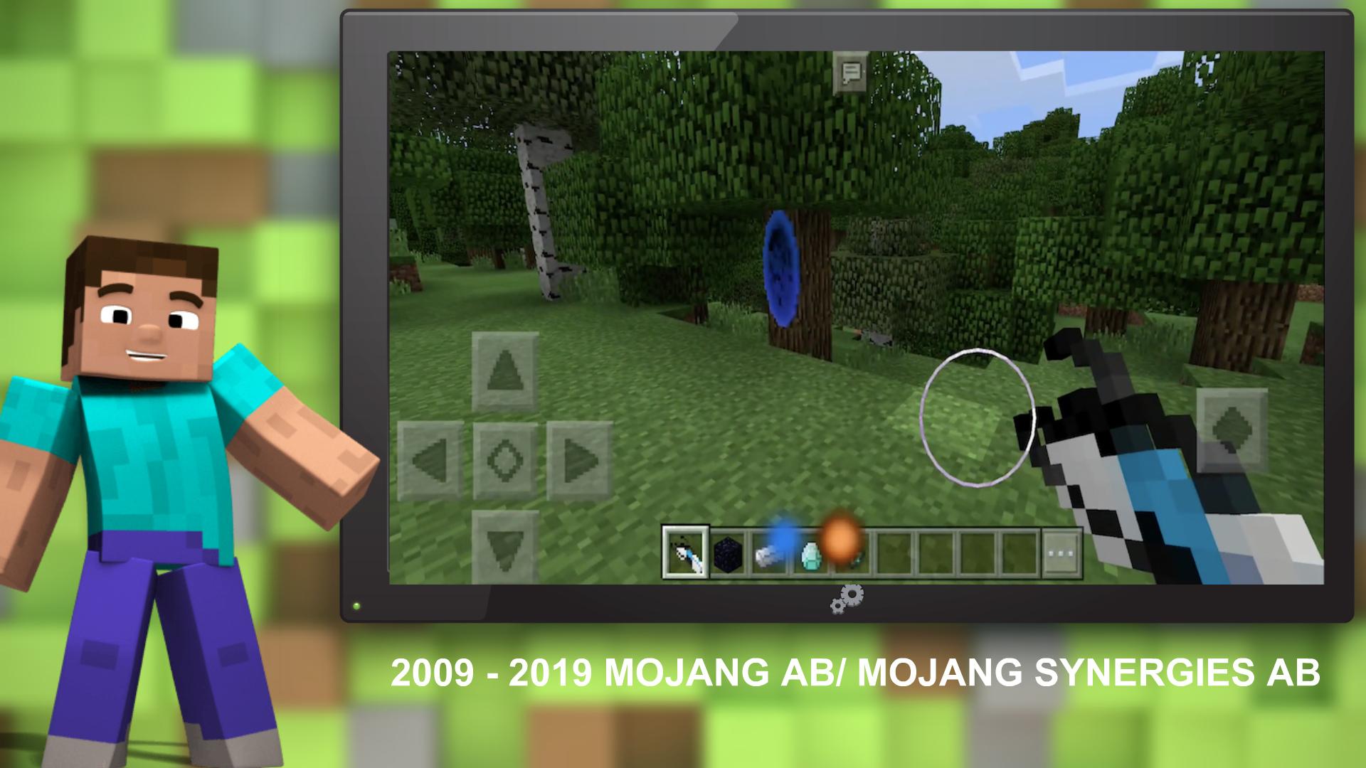 اسکرین شات 2 برنامه Portal Gun Mod for Minecraft