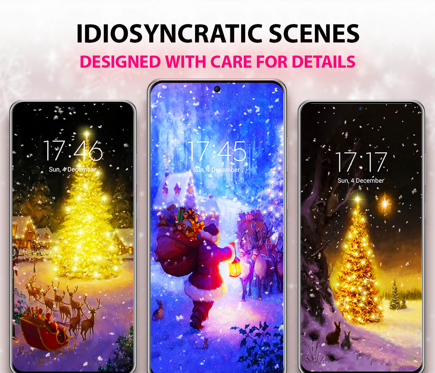 اسکرین شات 3 برنامه Christmas Tree Live Wallpaper