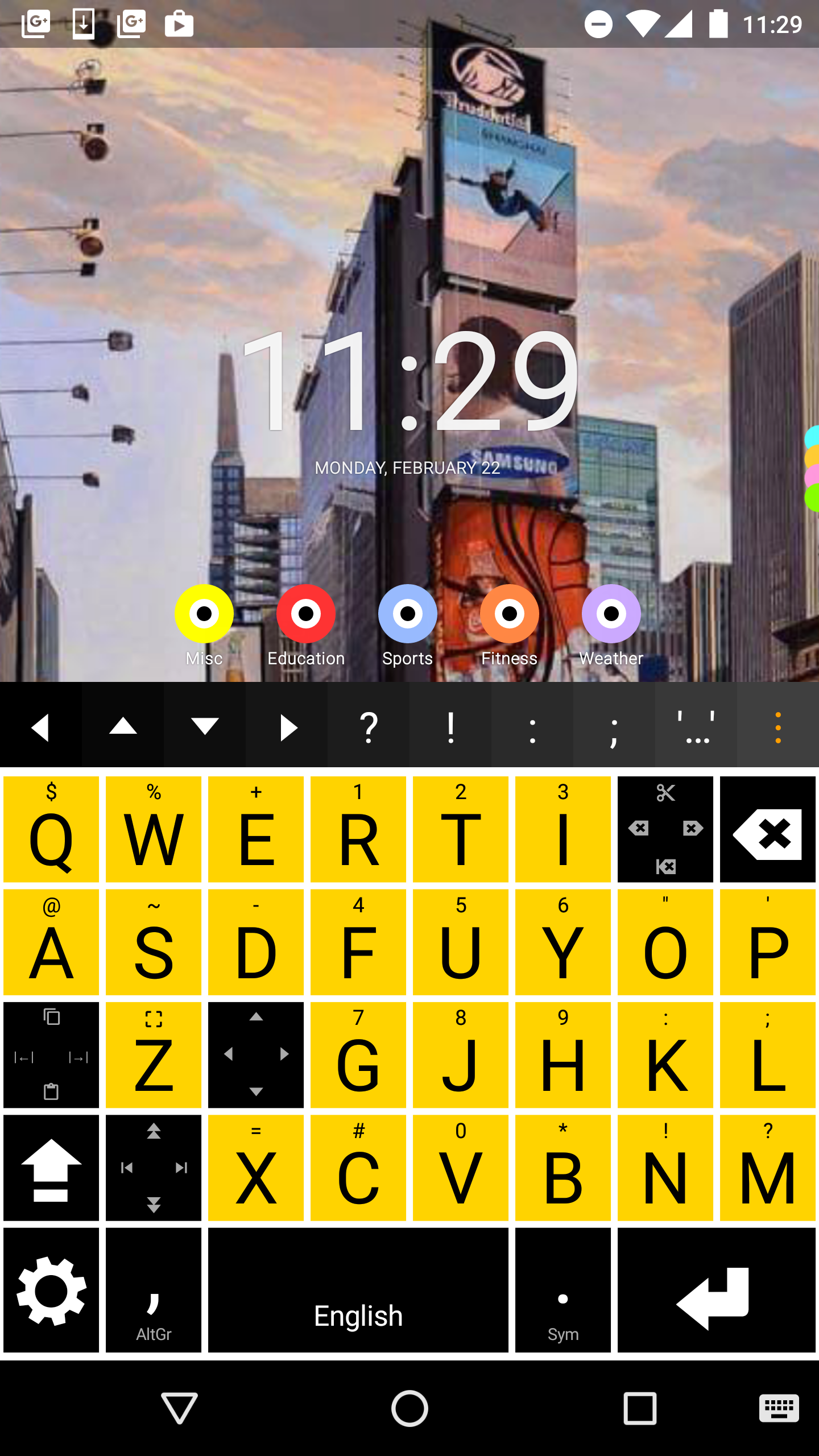 اسکرین شات 2 برنامه Multiling O Keyboard + emoji