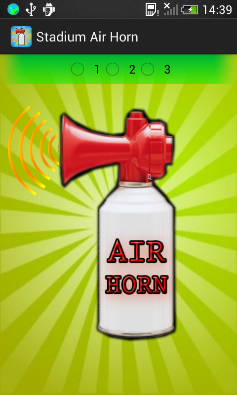 اسکرین شات 3 برنامه Air Horn: Vuvuzela Sounds