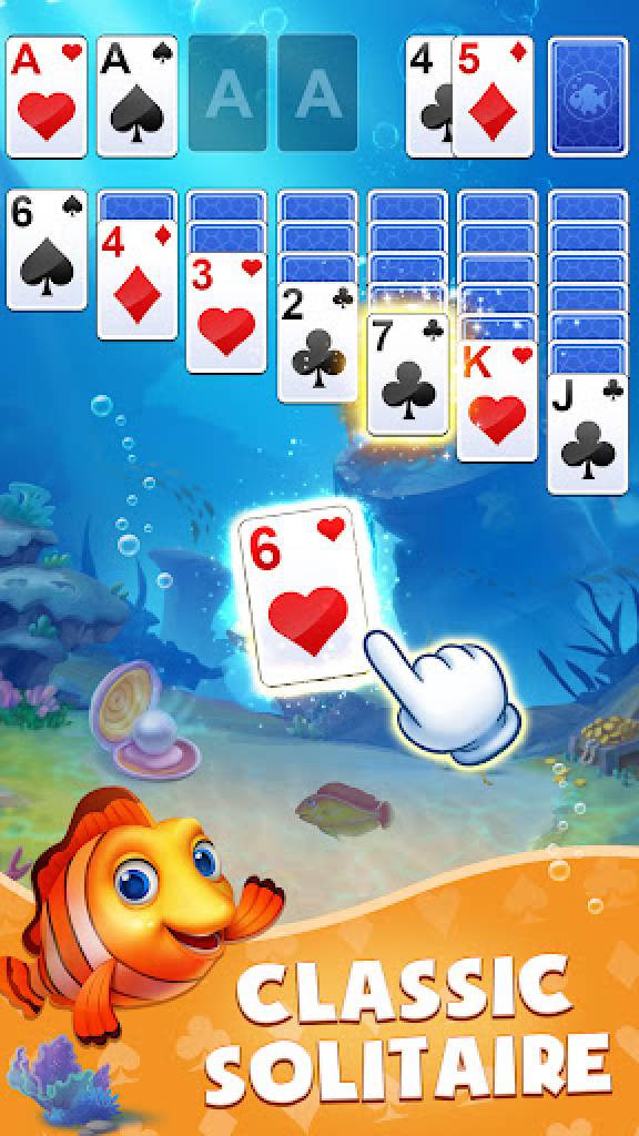 اسکرین شات 1 بازی Solitaire: Fishing Go!