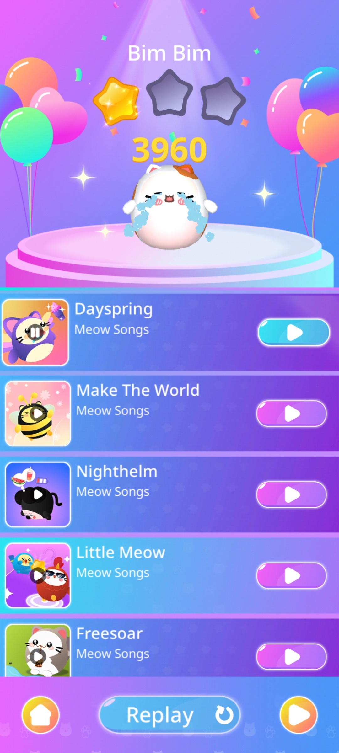 اسکرین شات 8 برنامه Dancing Cats: Duet Meow