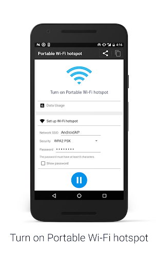 اسکرین شات 4 برنامه Portable Wi-Fi hotspot Free