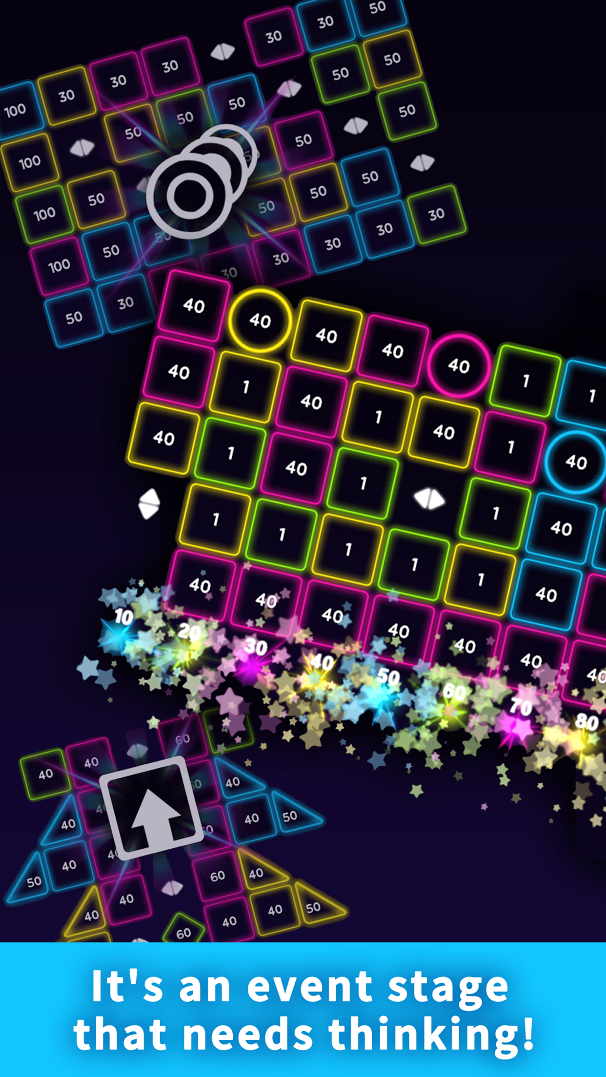 اسکرین شات 2 بازی Bricks Breaker Neon 9