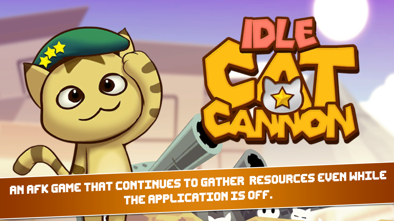 اسکرین شات 1 بازی Idle Cat Cannon