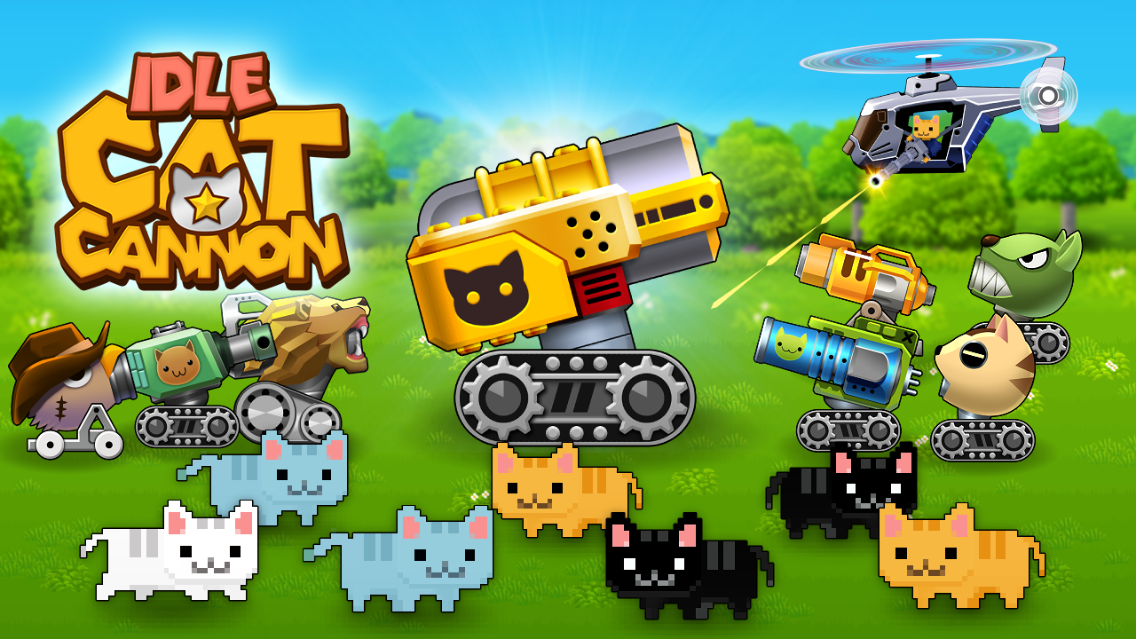 اسکرین شات 3 بازی Idle Cat Cannon