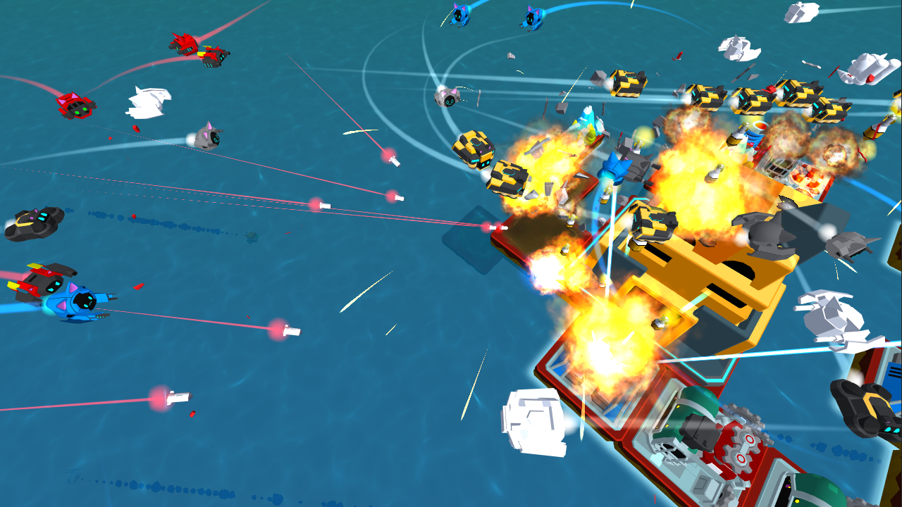 اسکرین شات 7 بازی Drone Battle :  idle cats