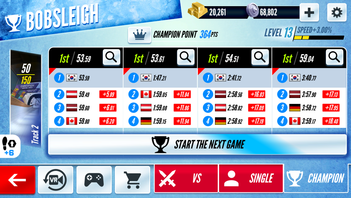 اسکرین شات 2 بازی Sleigh Champion  Winter sports