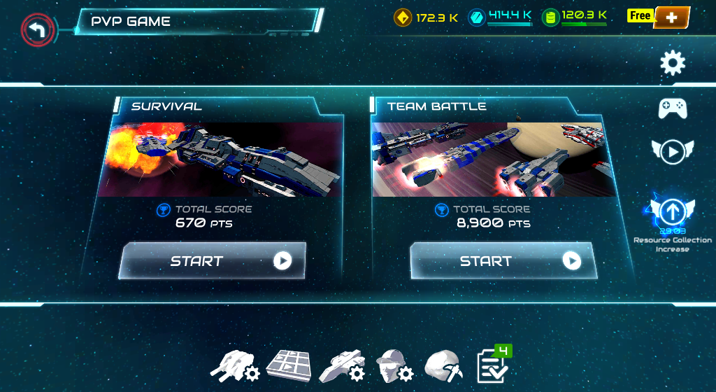 اسکرین شات 2 بازی Starship battle
