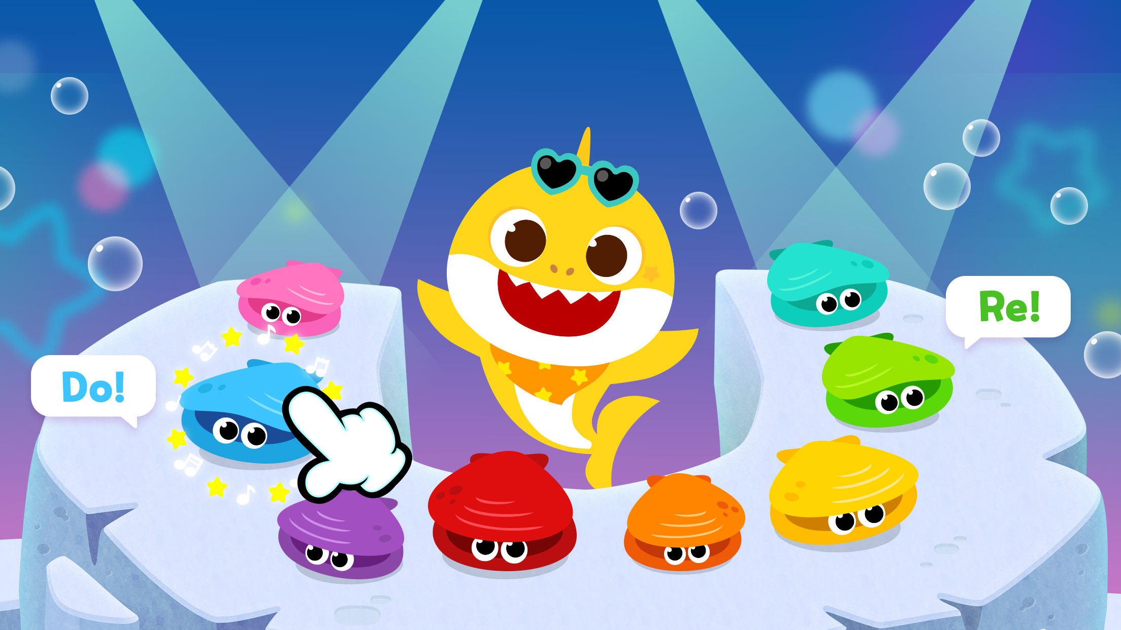 اسکرین شات 4 برنامه Pinkfong Baby Shark: Kid Games