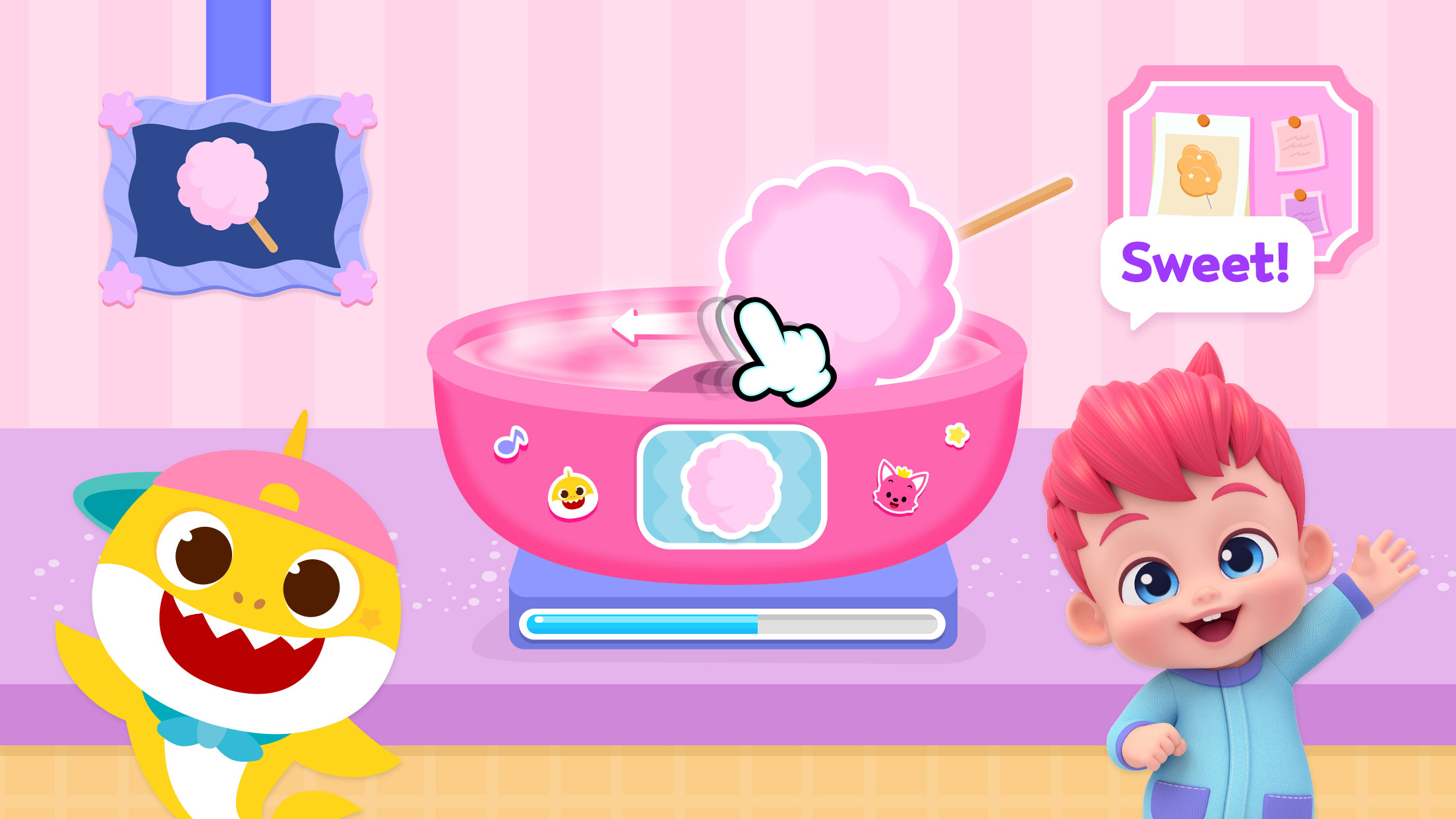 اسکرین شات 3 برنامه Pinkfong Baby Shark: Kid Games