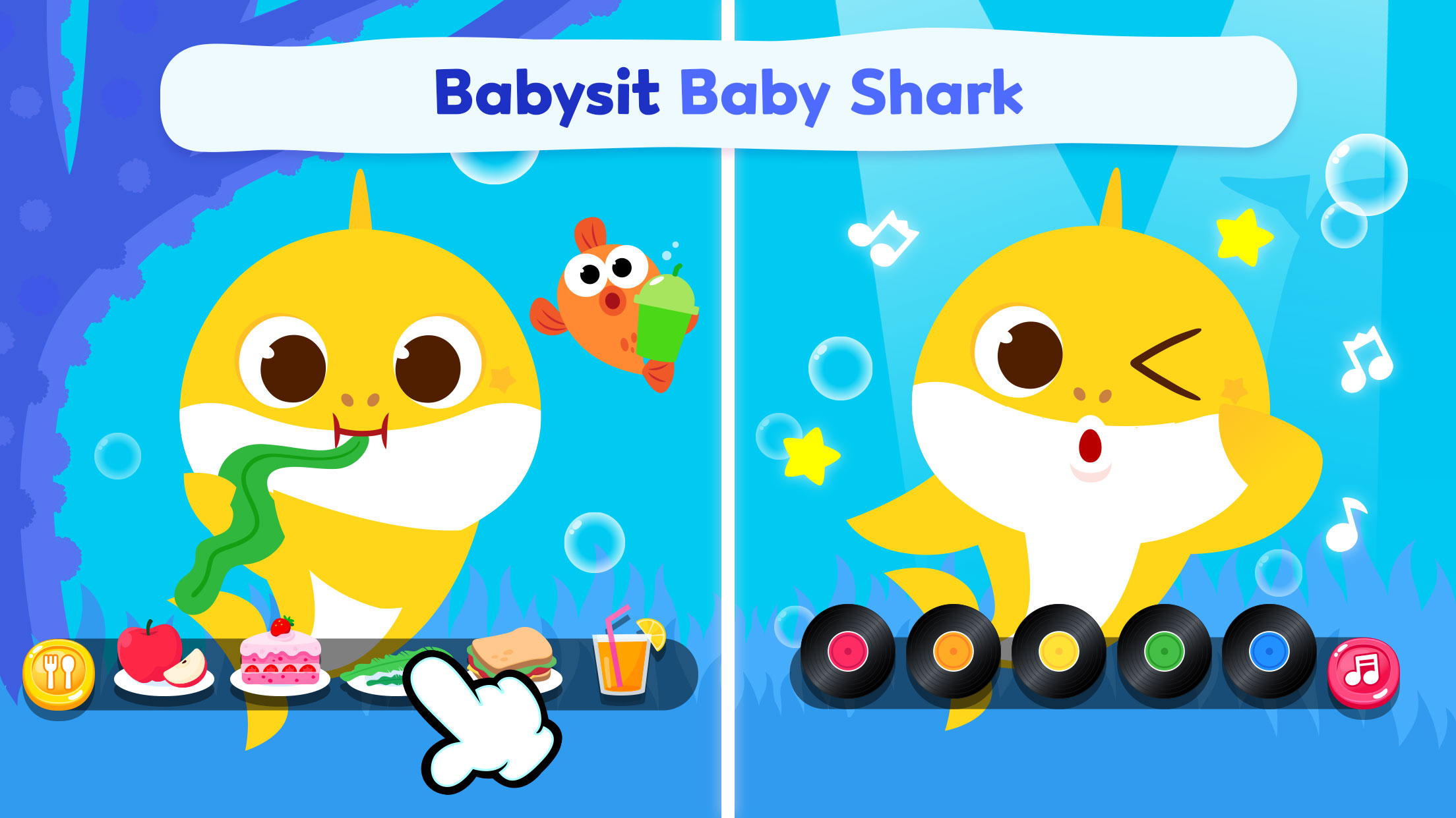 اسکرین شات 5 برنامه Pinkfong Baby Shark: Kid Games