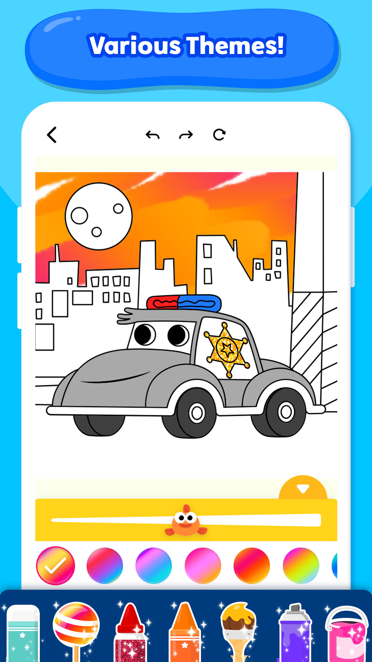 اسکرین شات 4 برنامه Baby Shark Coloring Book: Kids