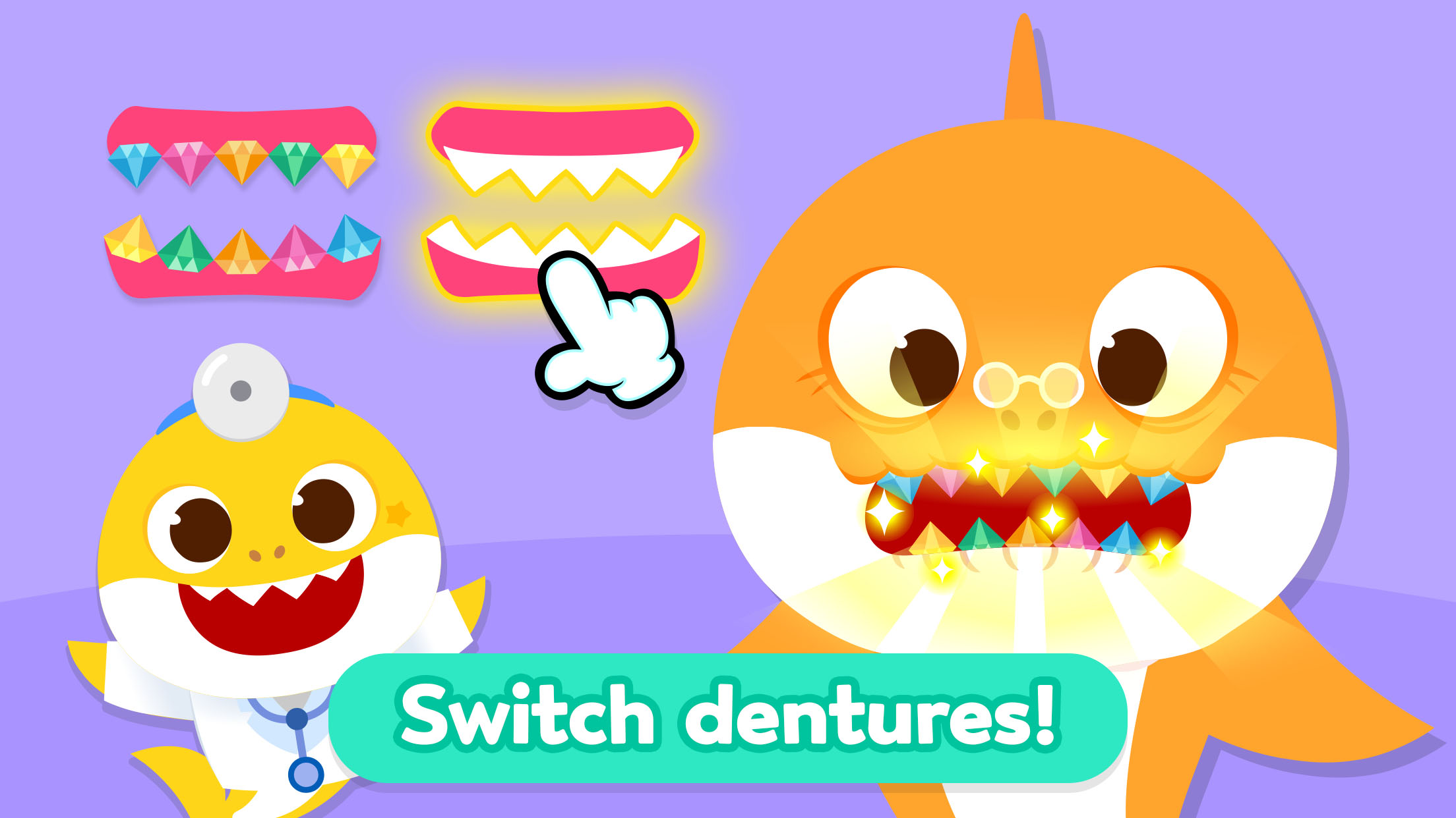 اسکرین شات 5 بازی Baby Shark Dentist Play: Game