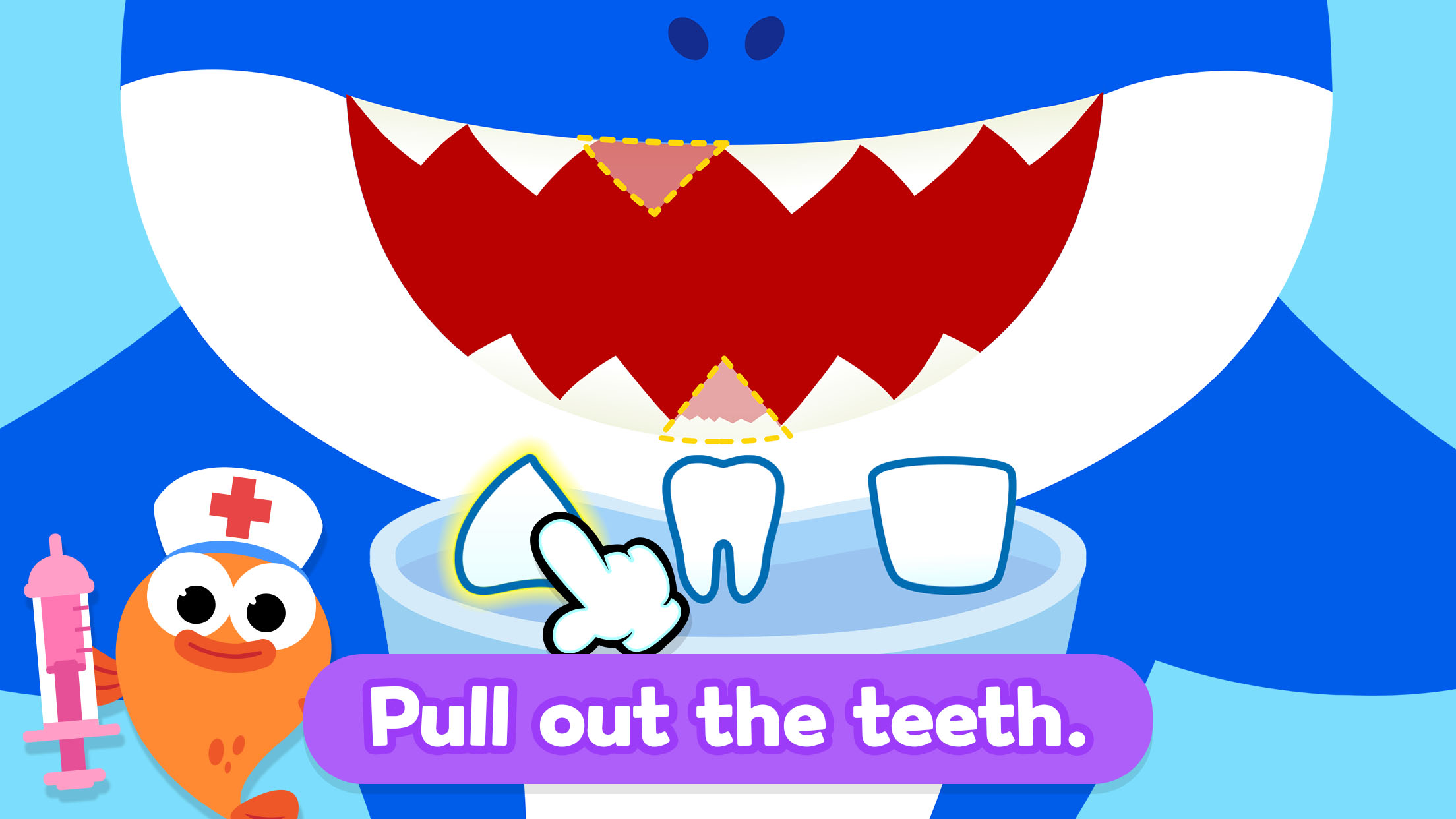 اسکرین شات 4 بازی Baby Shark Dentist Play: Game