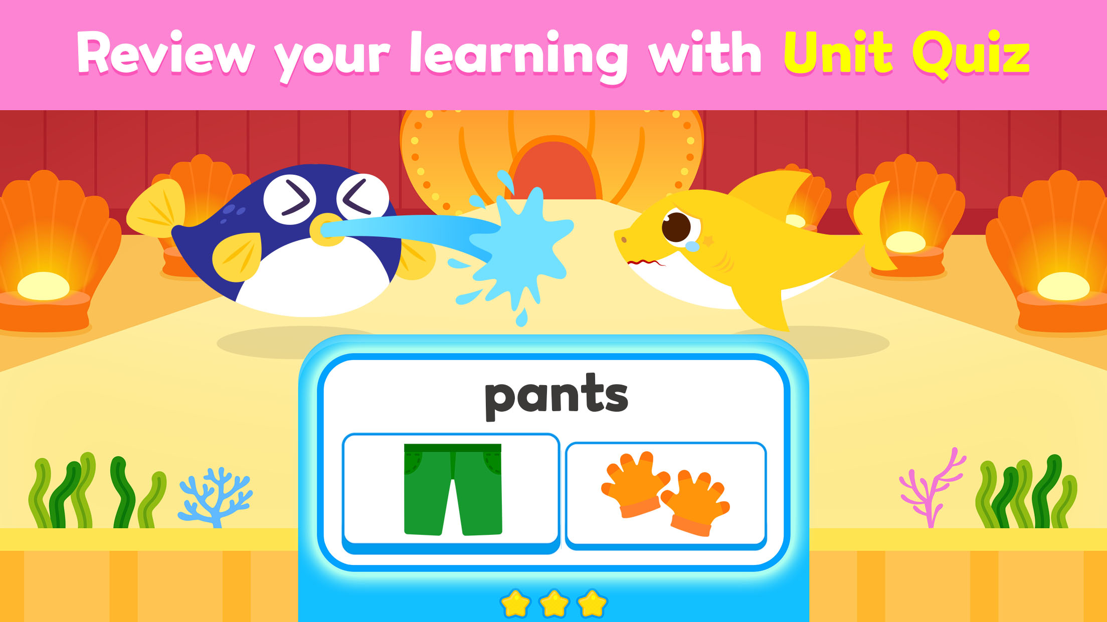 اسکرین شات 4 برنامه Baby Shark English: ABC Games