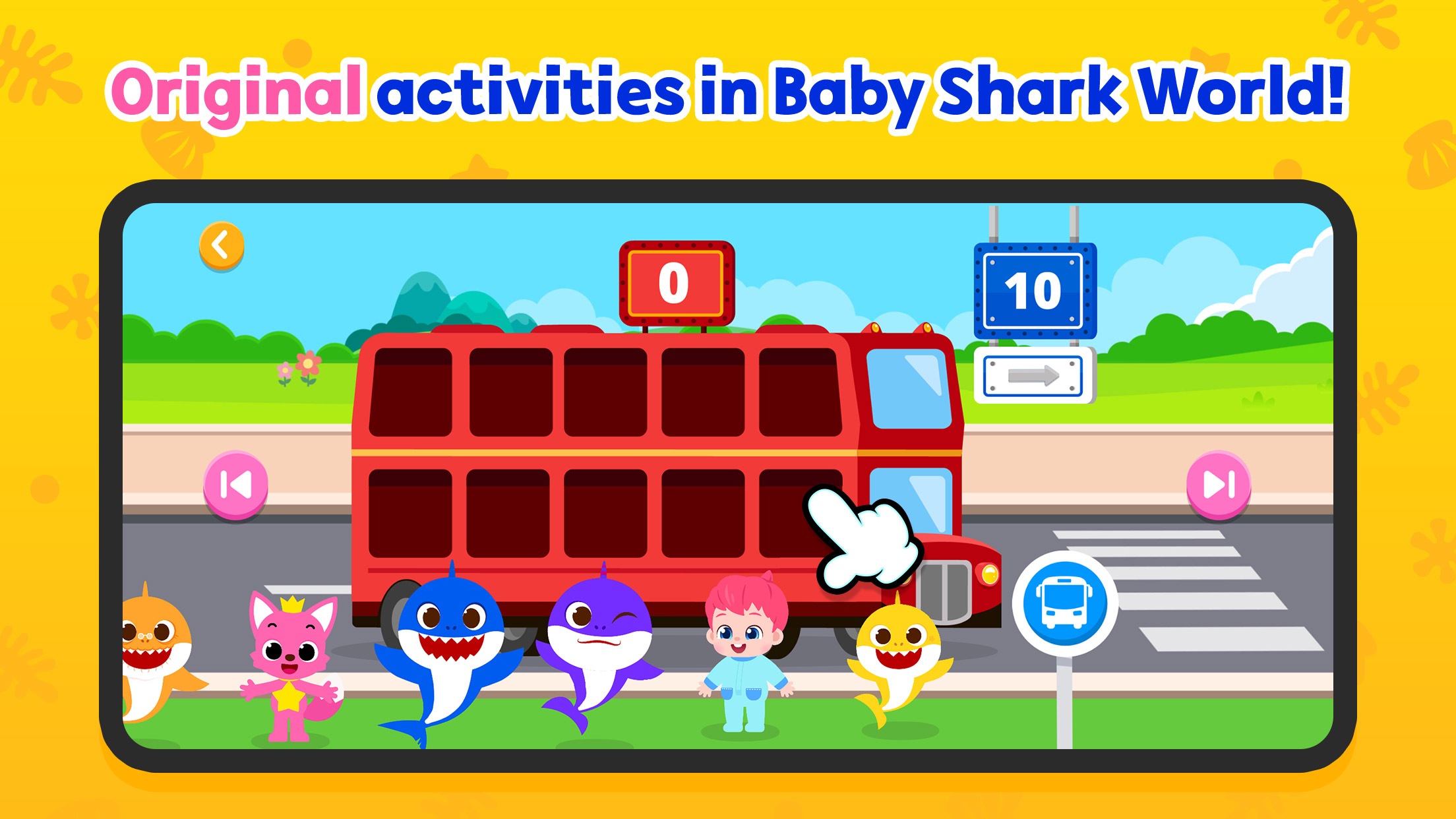 اسکرین شات 5 برنامه Baby Shark World for Kids