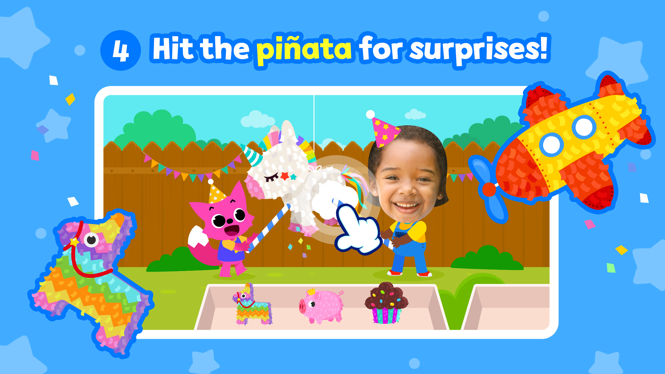 اسکرین شات 5 برنامه Pinkfong Birthday Party: Kids