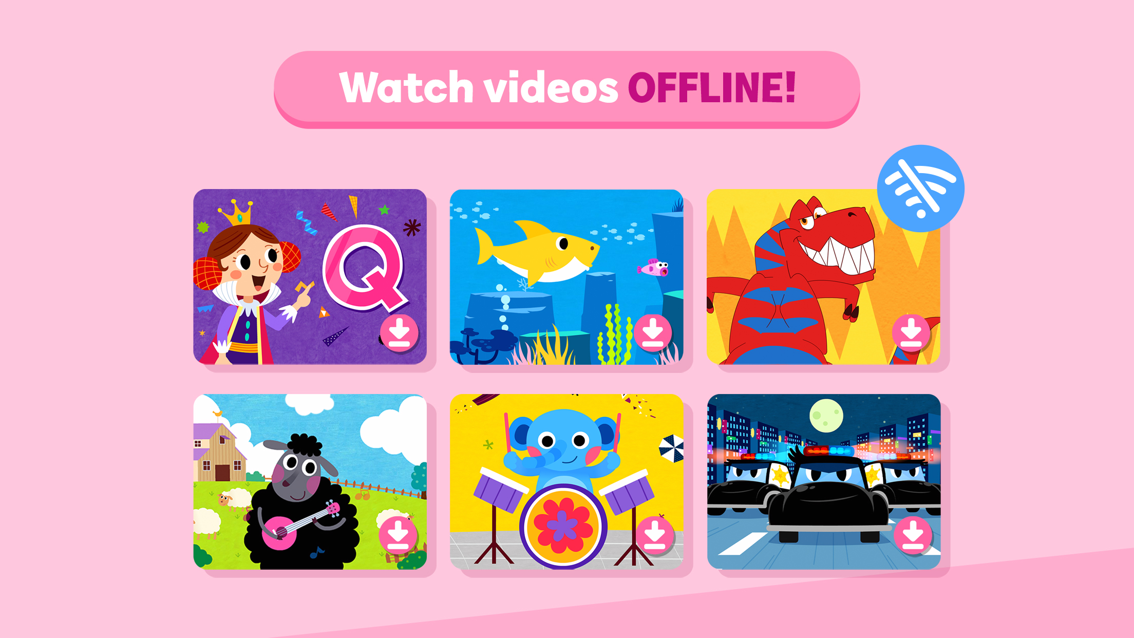 اسکرین شات 4 برنامه Baby Shark Kids Songs&Stories