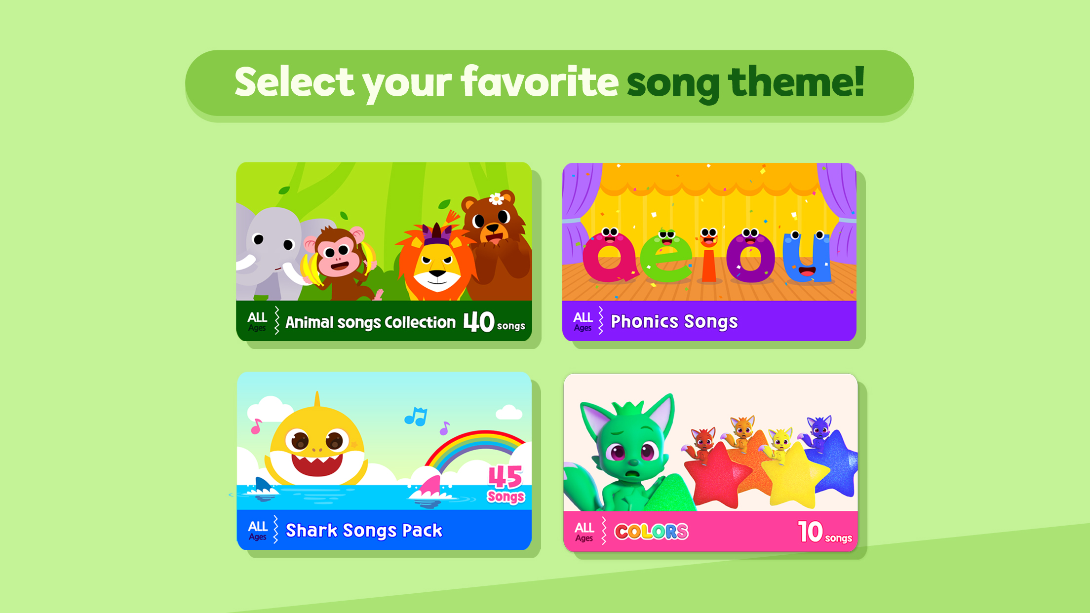 اسکرین شات 3 برنامه Baby Shark Kids Songs&Stories